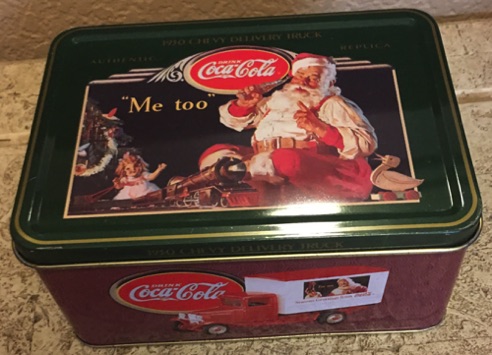 76116-1 € 5,00 ccoa cola voorraadblikje kerstman ( zonder auto).jpeg